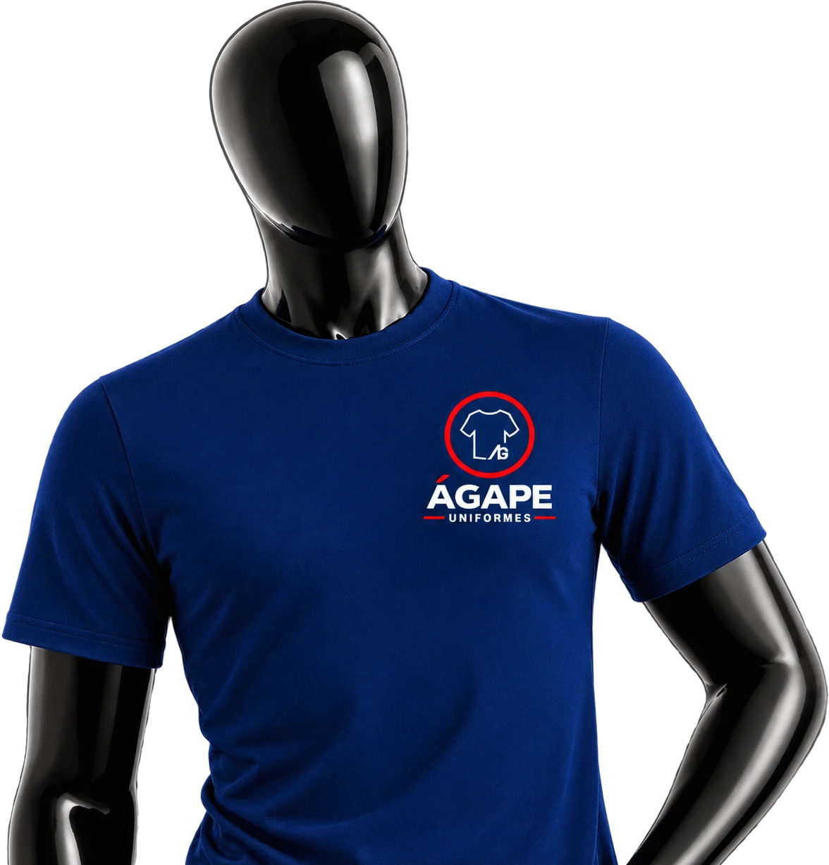 Ilustração de modelo de camiseta personalizada Ágape